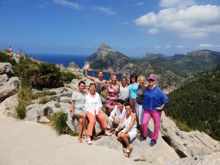 Mitten in der Seite für Mallorca Reise