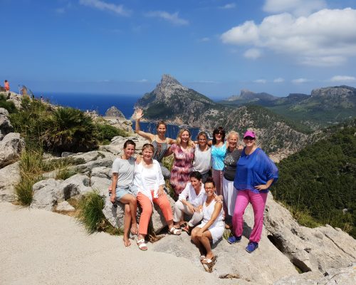 Mitten in der Seite für Mallorca Reise